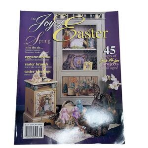 The Joy of Easter Magazine Spring 1998 Projects, Crafts , DIY Egg Dying Vintage‎